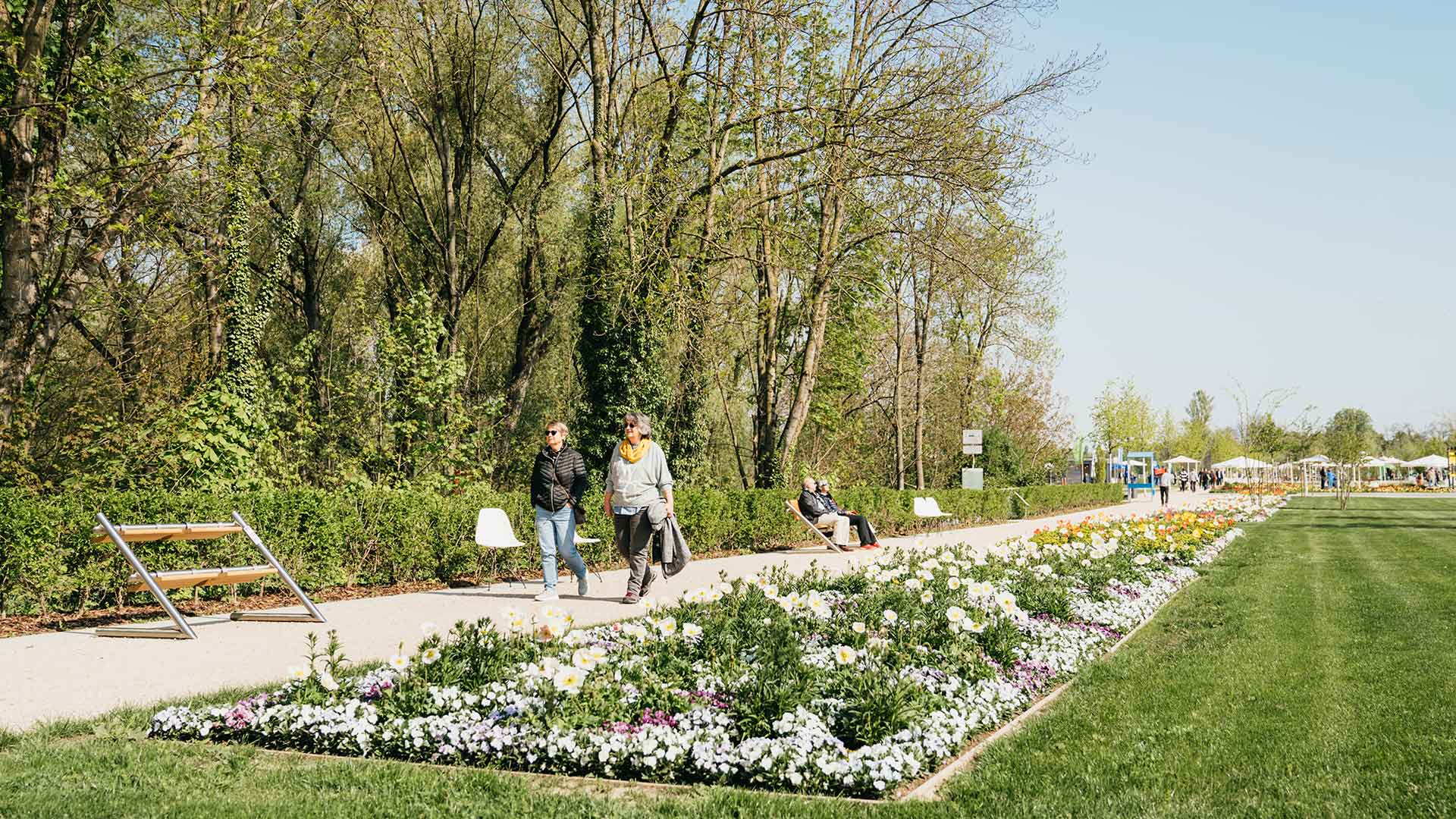 Riverhin le jardin entre voisins - Landesgartenschau arbres